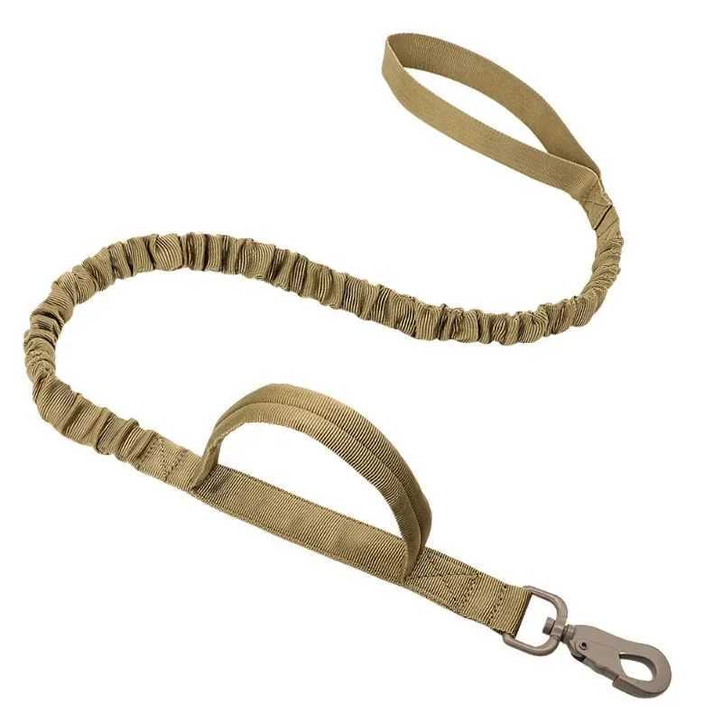 K9 Tactical dog leashTraining Walking Leash with 2 Control HandleStretchable suitable for medium and large dogsXJ250218