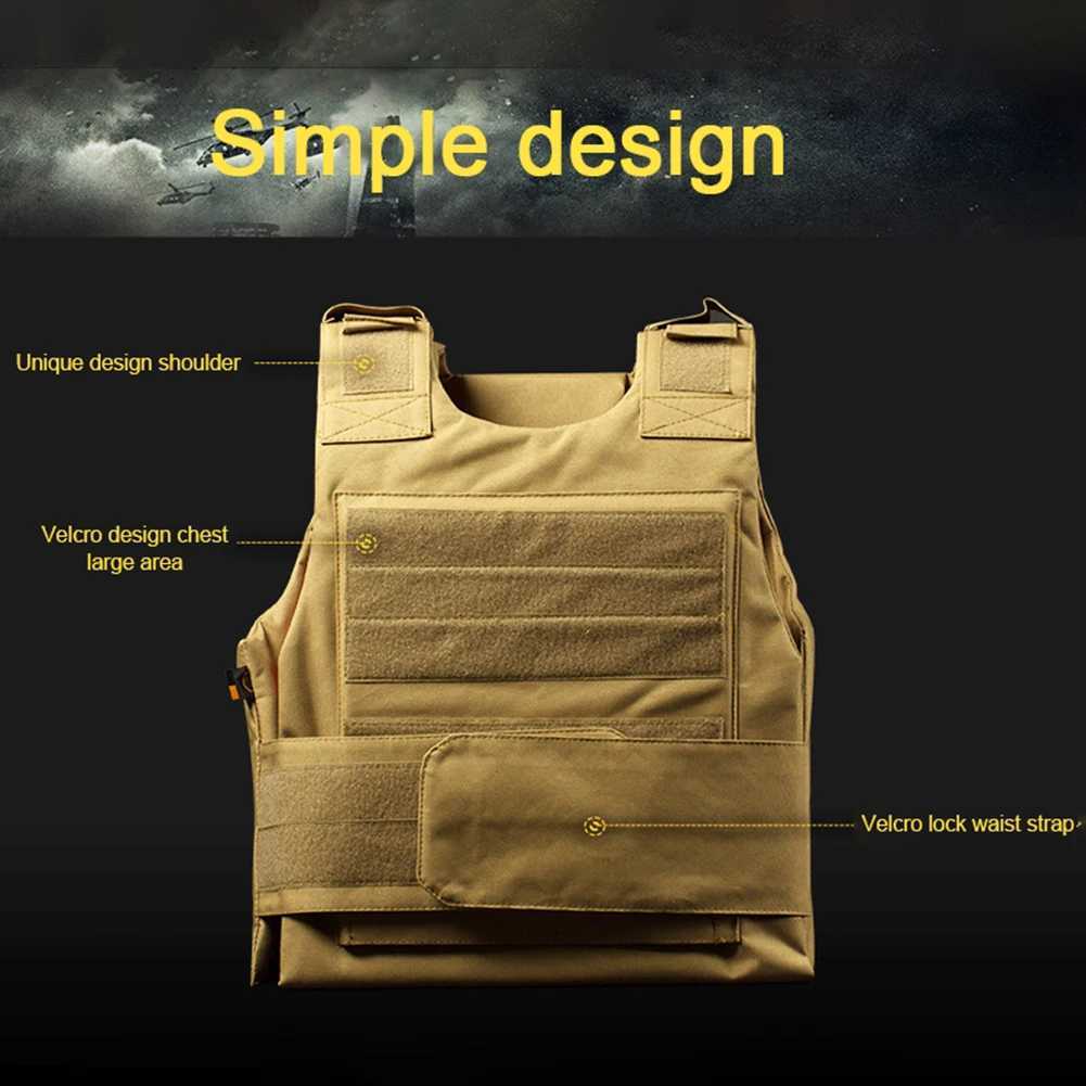 Molle Vest Breathable Combat Training Vest Outdoor Air Soft Vest Sports Equipment Weight-Bearing Shoulder Strap VestXJ250219