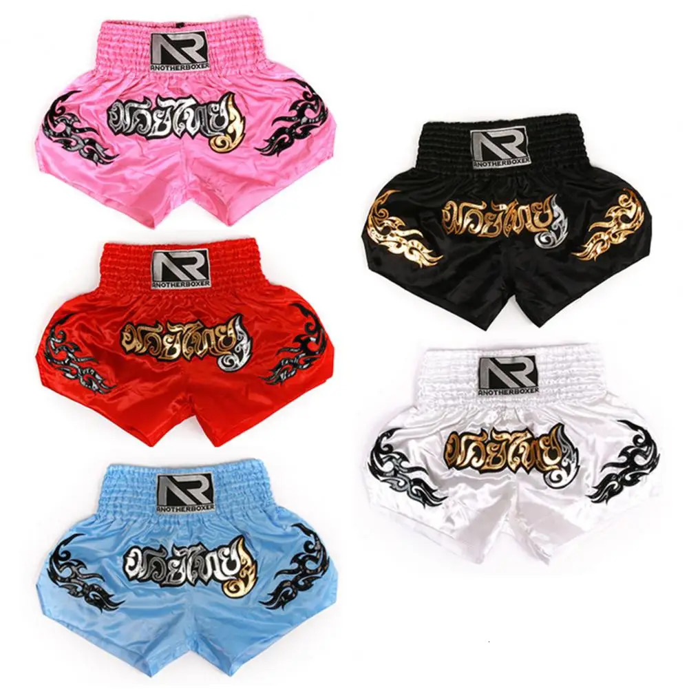 Sports Boxing Short Men High Elasticity Breathable Muay Thai Cord n Trunks Kickboxing Shorts 250219