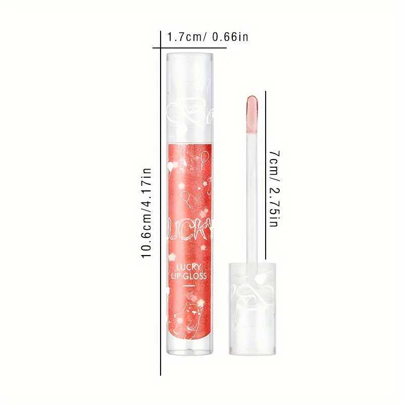 Strawberry Pink Beep Lip Gloss Lip Oil Translucent Lip Gloss lW250219