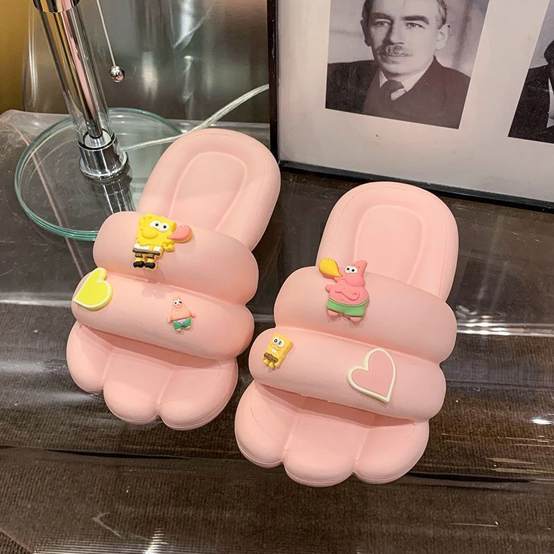 2025 hot new free shipping designer slippers for womens home slippers pink green yellow white Cute cartoon anti slip and anti odor soft bottom home sl