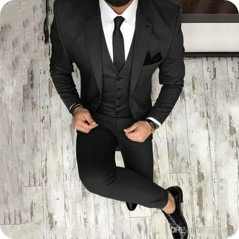 Latest Olive Green Men Suits for Groom 3 Piece Classic Wedding Tuxedo Notched Lapel Man Slim Fit Blazer Men Suits 250213