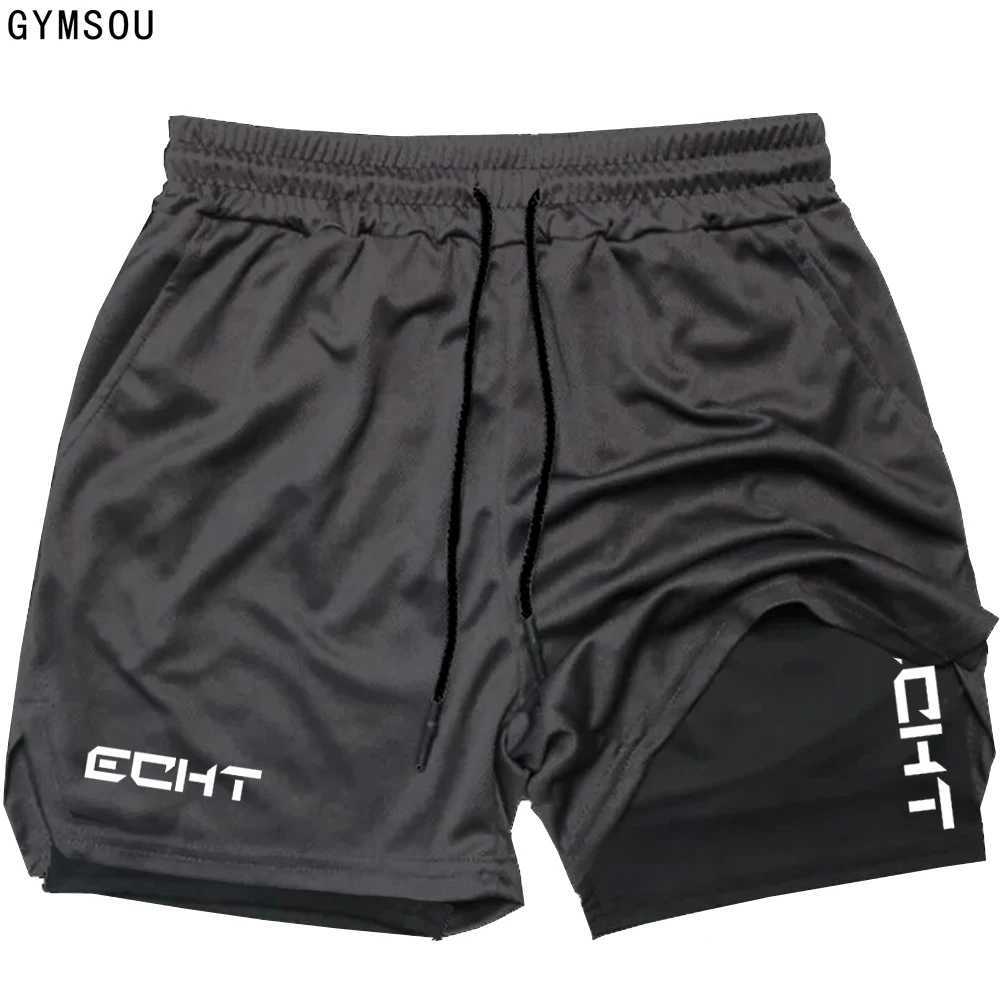 Running Shorts Men Gym Sports Shorts 2 In Quick Dry Outdoors Workout Training Fitness Jogging Short Pants Summer Men Shorts W250219