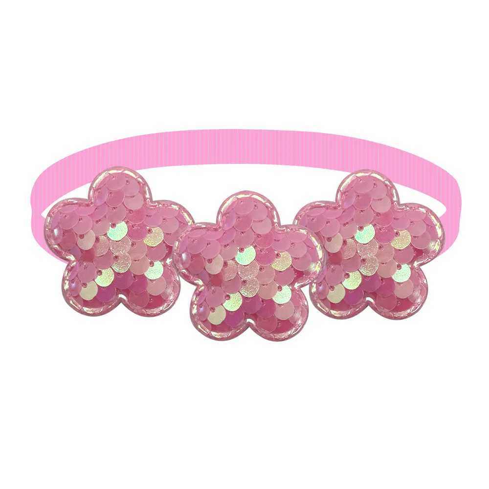 50/100Pcs Flowers Dog Bow Tie Flower Pet Dog Collar Small Dogs Accessories Small Dog Cat Bowties Collar Pet Grooming Products W250219