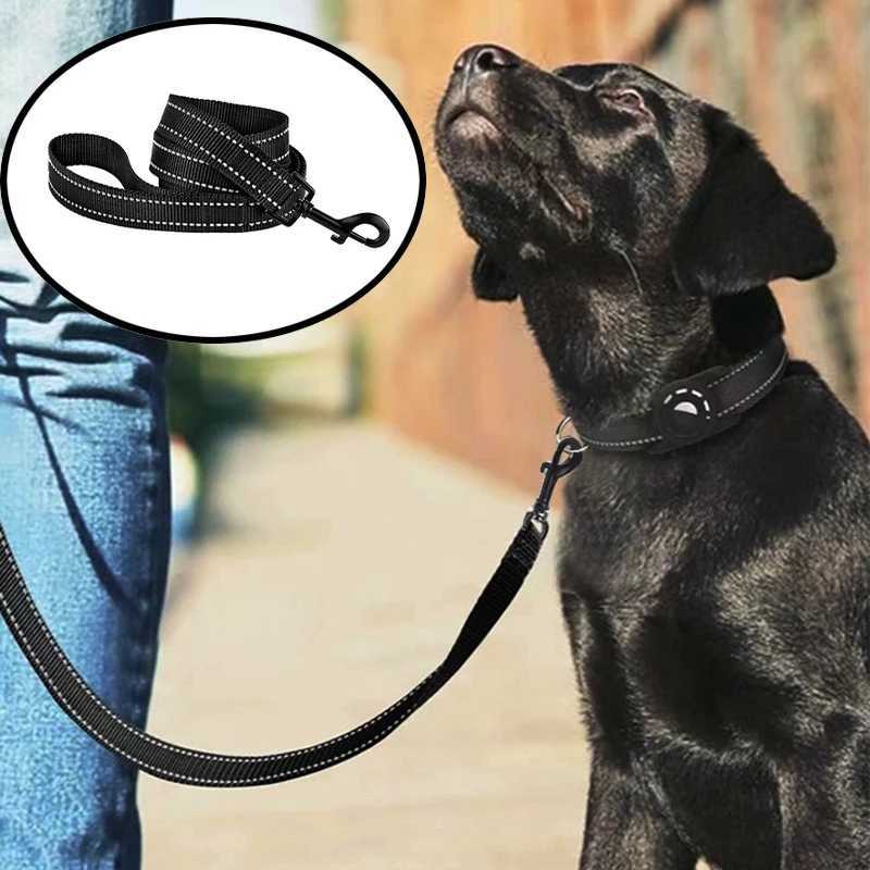 Nylon Dog Leash Night Reflective PetZinc Alloy Lock Lockable 360 Degree Rotation for Dog Walking Training pet SuppliesXJ250218