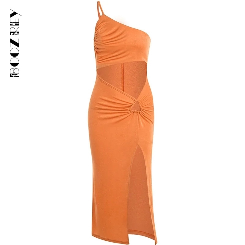 BoozRey Solid Out Midi Sexy Bodycon Dress Women Sleeveless Backless Summer Casual Party Dresses Beach Club Holiday 250218
