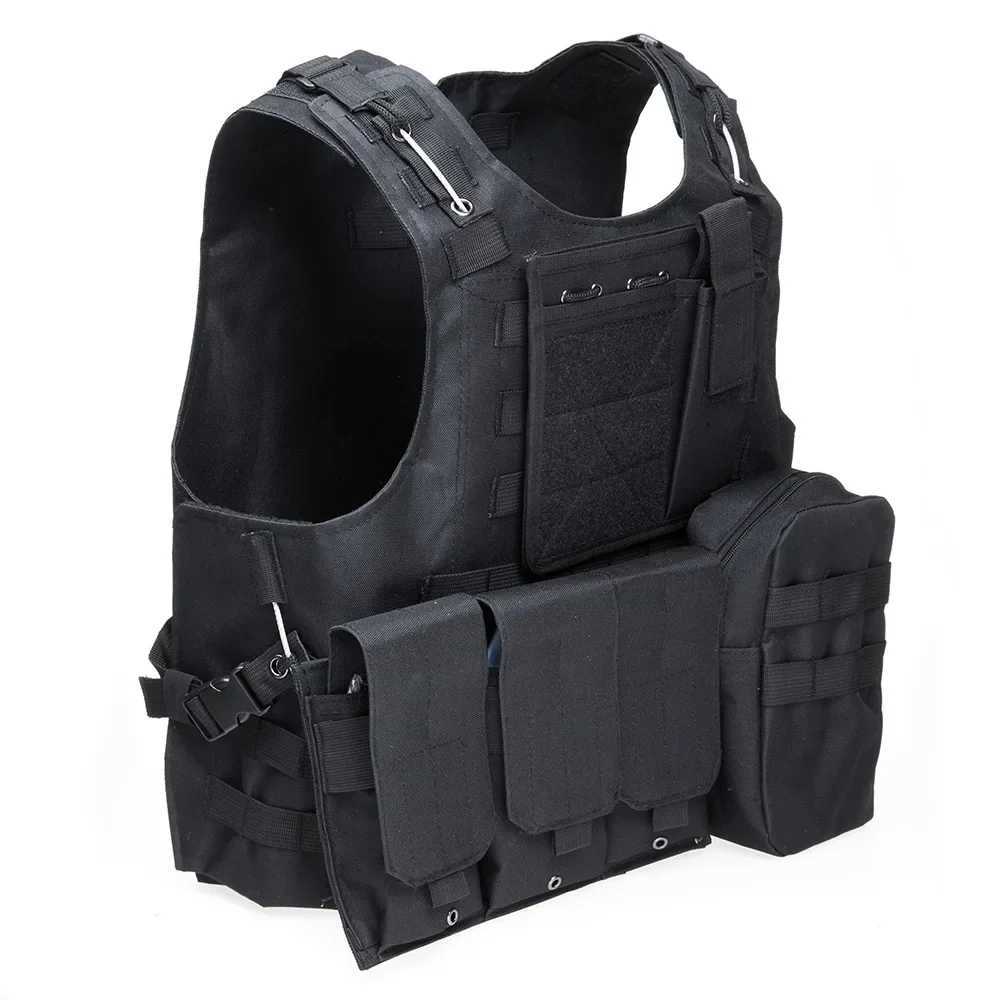 Outlife USMC Airsoft CS Military Molle Combat Assault Plate Carrier Outdoor Clothing Hunting Vest Security Outdoor VestXJ250219