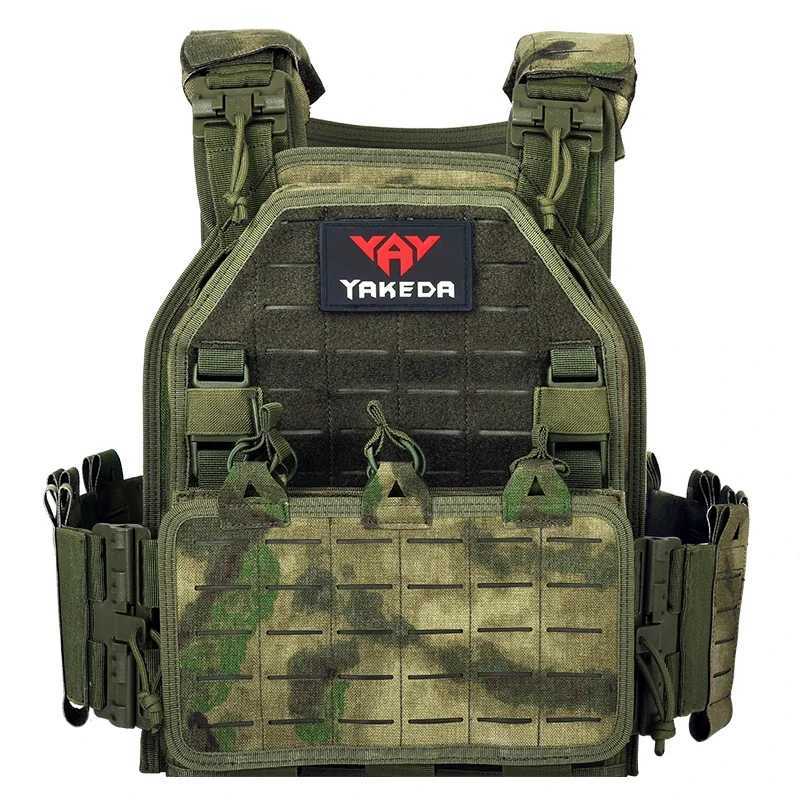 Yakeda Tactical Equipment Fast Release Outdoor Training Chalecos Molle Camo Body Protection Plate Carrier Tactical VestXJ250219