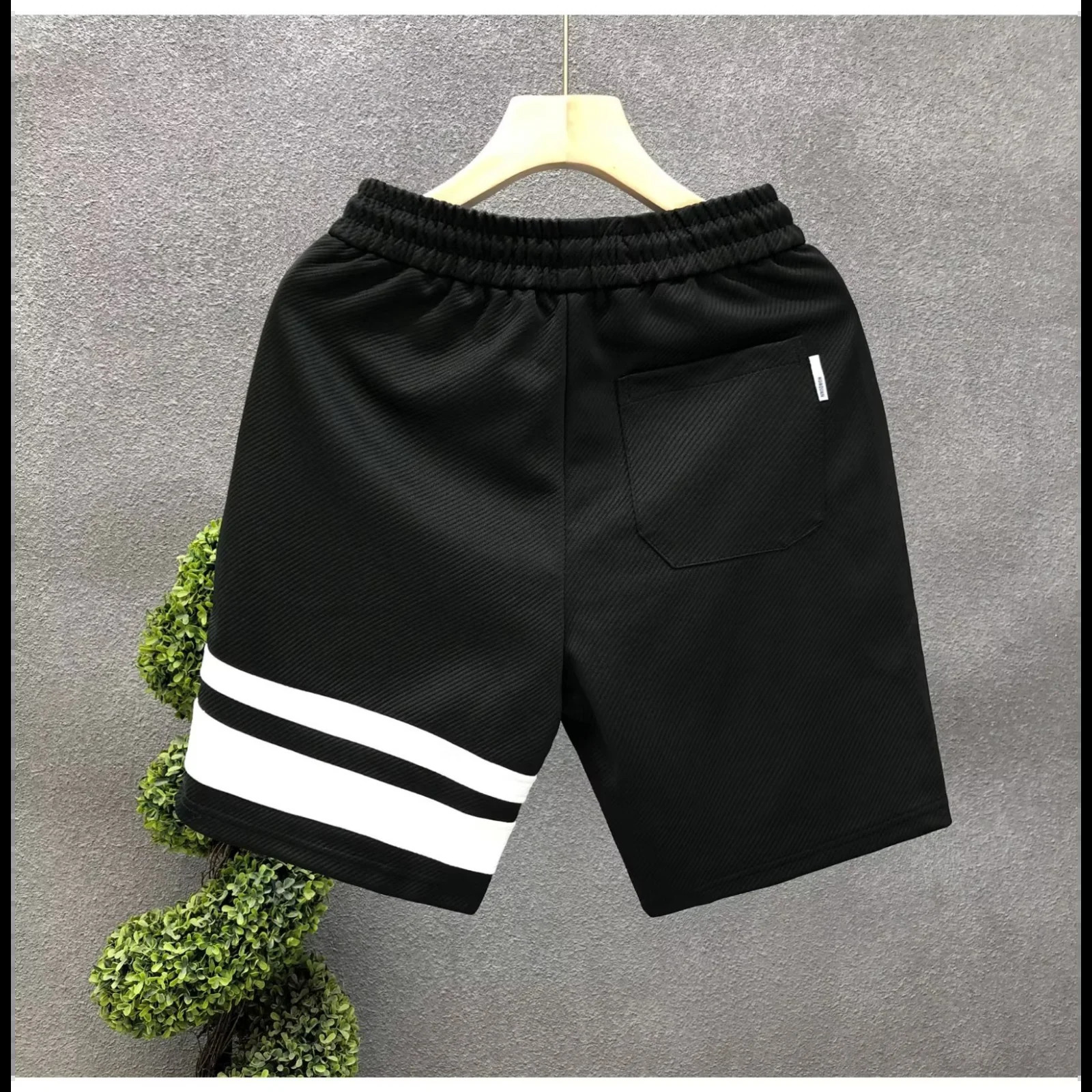High Quality Mens Shorts Summer American Fashion Green Short Pants Harajuku High Street Mens Clothing Casual Streetwear 250218