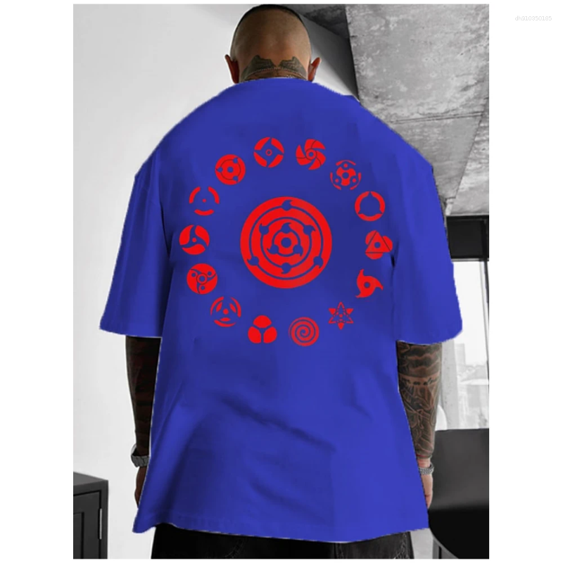Men's T Shirts Anime 3D Patterns Print Tees Summer Simple Casual Street Short Sleeve Clothing Male Fashion Oversize O-Neck Tops T-Shi