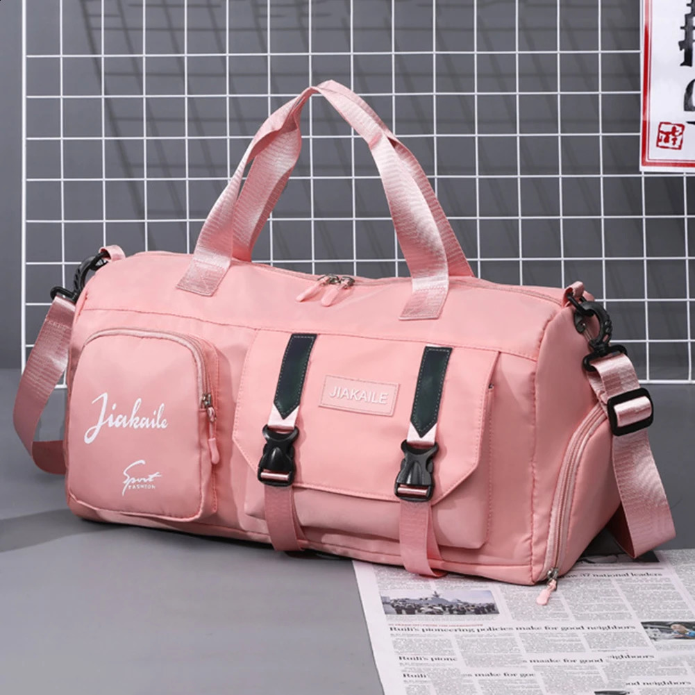 Large Capacity Women Travel Bags Shoulder Crossbody Bags Luggage Handbags for Female Duffle Bags Oxford Dry Wet Separation Bags 250214