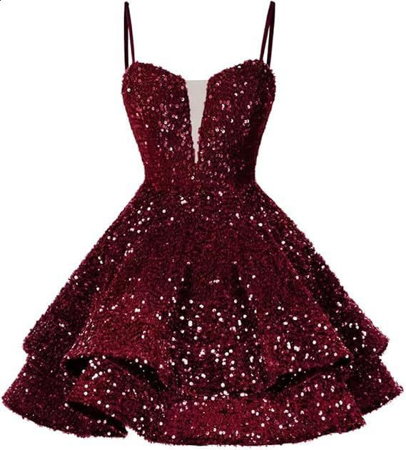 Shiny Short Homecoming Strap Sexy Dress 2025 New Shiny Sweet Ball Party Evening Dress 240801