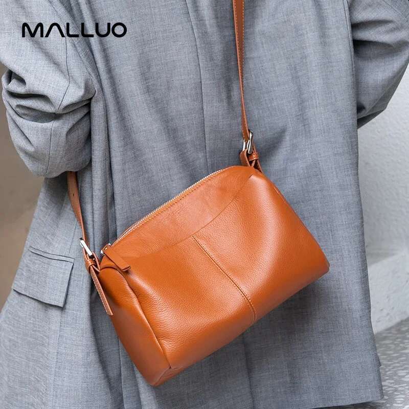 Woman High Quality Handbag Women Bags Designer Crossbody Bag For Cowhide Genuine Leather High-Capacity Leisure Pillow Bag