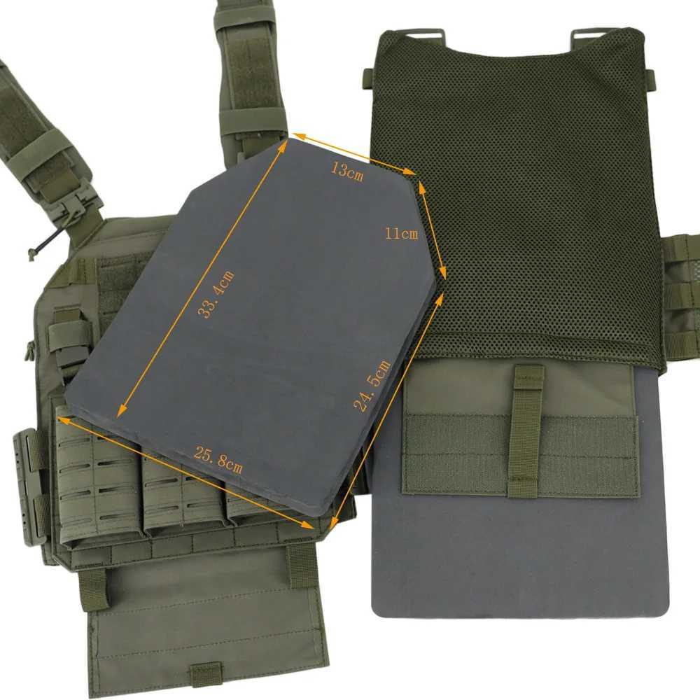Tactical Vest With Triple Magazine Pouch Outdoor Hunting Plate Carrier Protective Adjustable Vest Airsoft Combat EquipmentXJ250219
