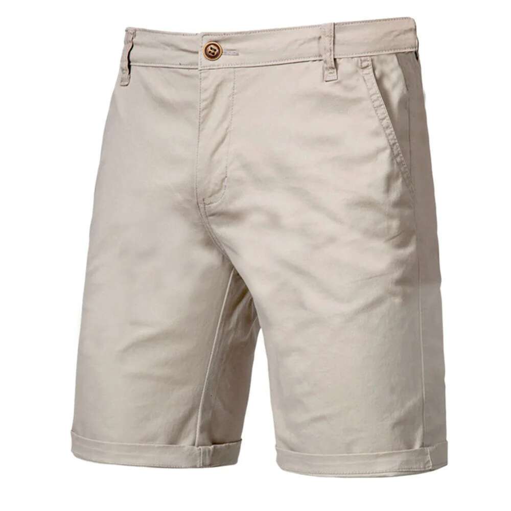 Summer Beach Men's Designer Shorts Solid Color Slim Fit Shorts Fashionable Casual Daily Street Outdoor Travel Zipper Button Straight Leg Pants