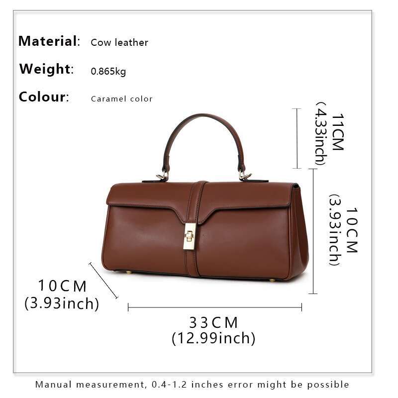 Soft Cow Leather For Women Large Elegant Ladies Handbag Black Crossbody Satchels Purses