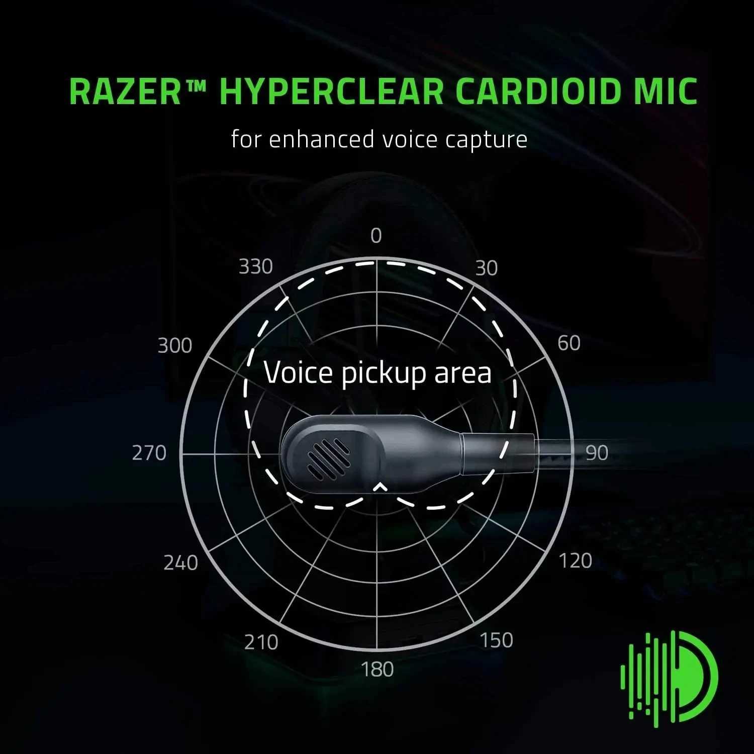 Razer BlackShark V2 X Wired orts set Advanced Passive Noise Cancellation 7.1 Surround Sound Hyperclear Carid Mic Y250218