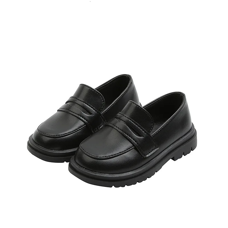 Zapatos Fashion Kid Leather British Loafers Shoe Girl Single Shoe Casual Shoe Platform Kid Shoe 250219