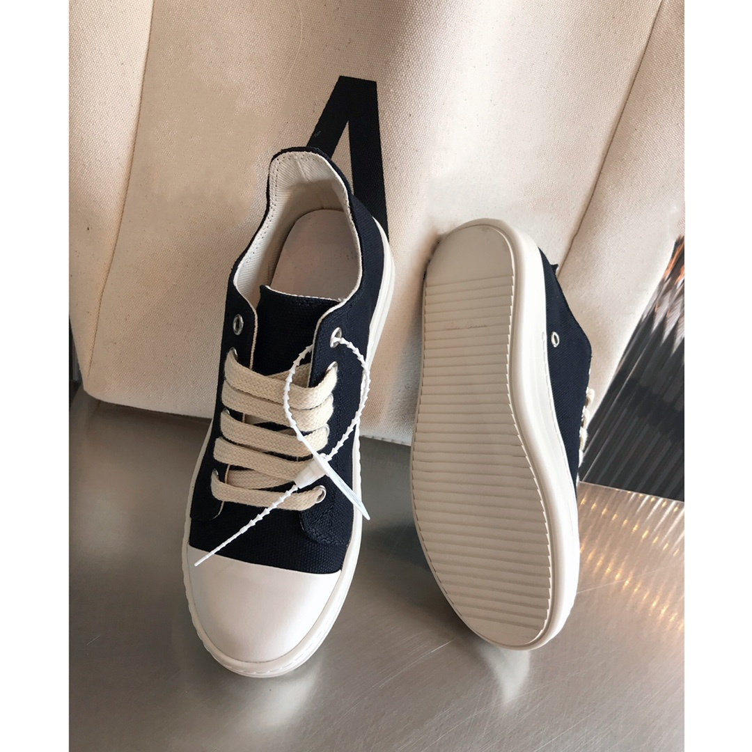 Designer Shoes Geobasket Canvas Short Boot Rick Luxury Mens Sports Shoes High Top Leather Lace Womens Short Boots Rubber Sole Outdoor Casual Shoes