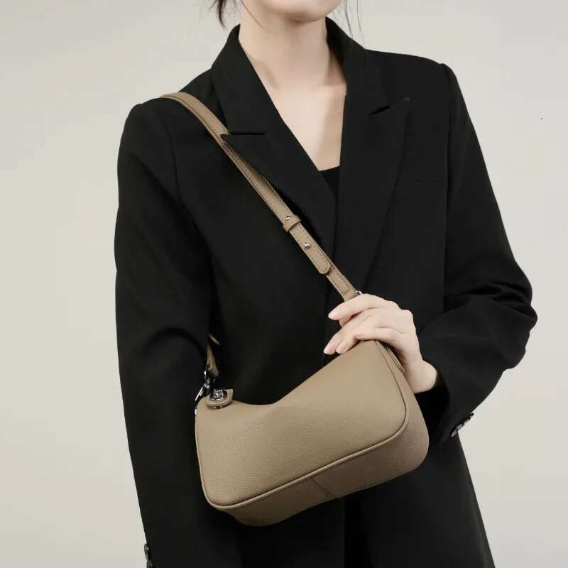 NEW 2025 Spring Flap Crossbody Small Genuine Cow Leather Women Shoulder Bag Daily-Use Cowskin Phone Purse