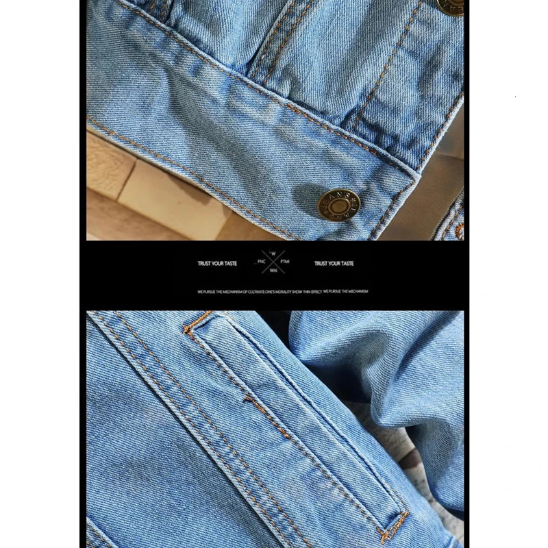 Blue Mens Denim Jacket Singlebreasted Lapel Coat Fashionable Casual Tops Black and Light Can Be SelectedM5XL 250214