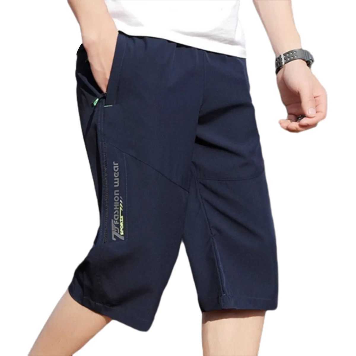 Men's Shorts Capri Shorts for Mens Sports and Leisure Summer Thin Style Large Shorts Straight Tube Loose Beach Pants -1PCS z250219