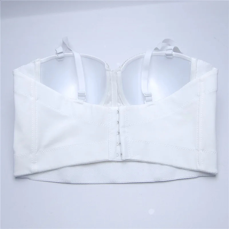 Quality Pearl Tank Tops Rhinestone Women Crop Top Club Clothes Streetwear Y2K Corset Woman Shaper Camis Fashion Feamale Clothing 250218
