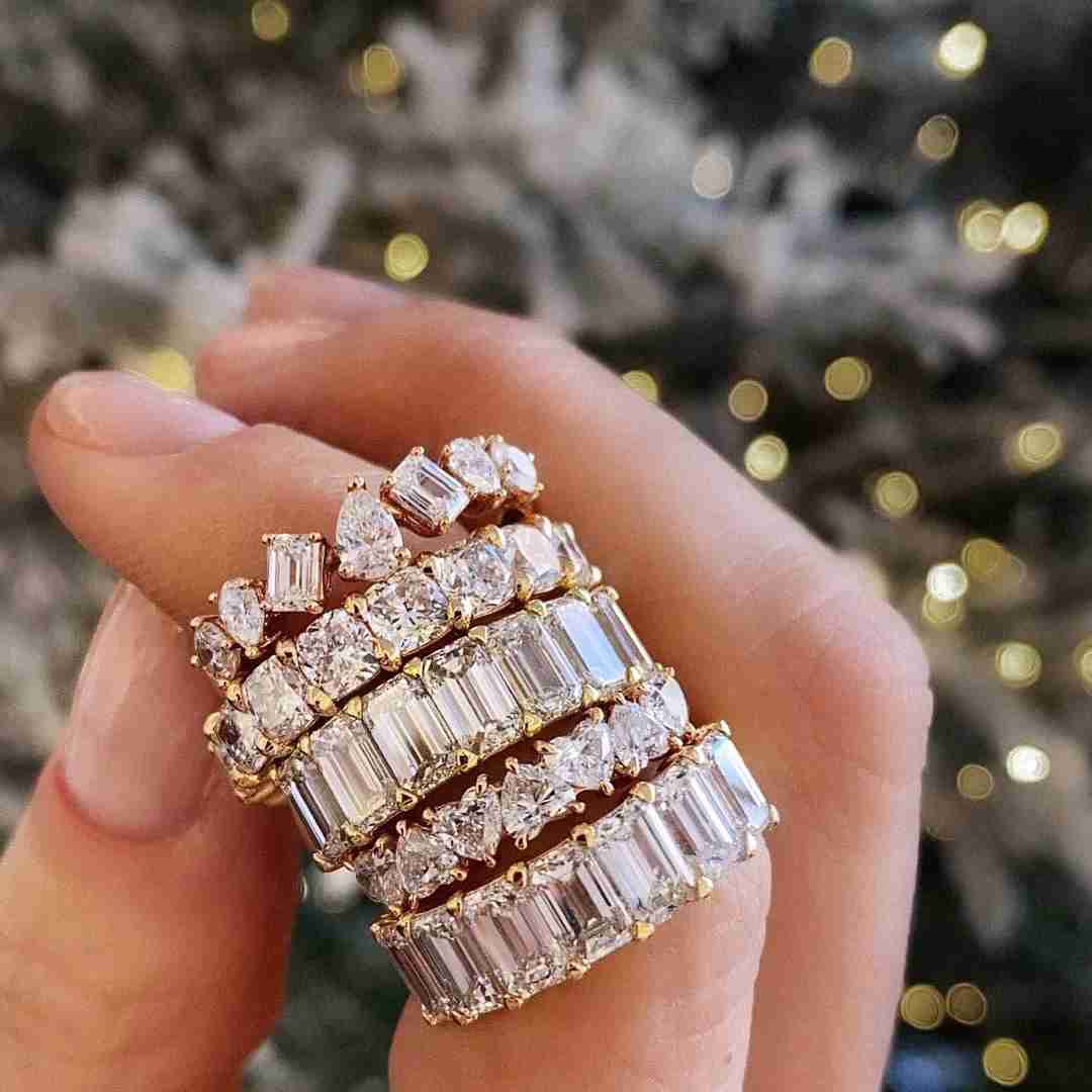 Custom GRA VVs Moissanite Diamond Solid Gold Plated Engagement Ring 1 2 3 Ct 925 Sterling Silver for Women Men Jewelry Rings