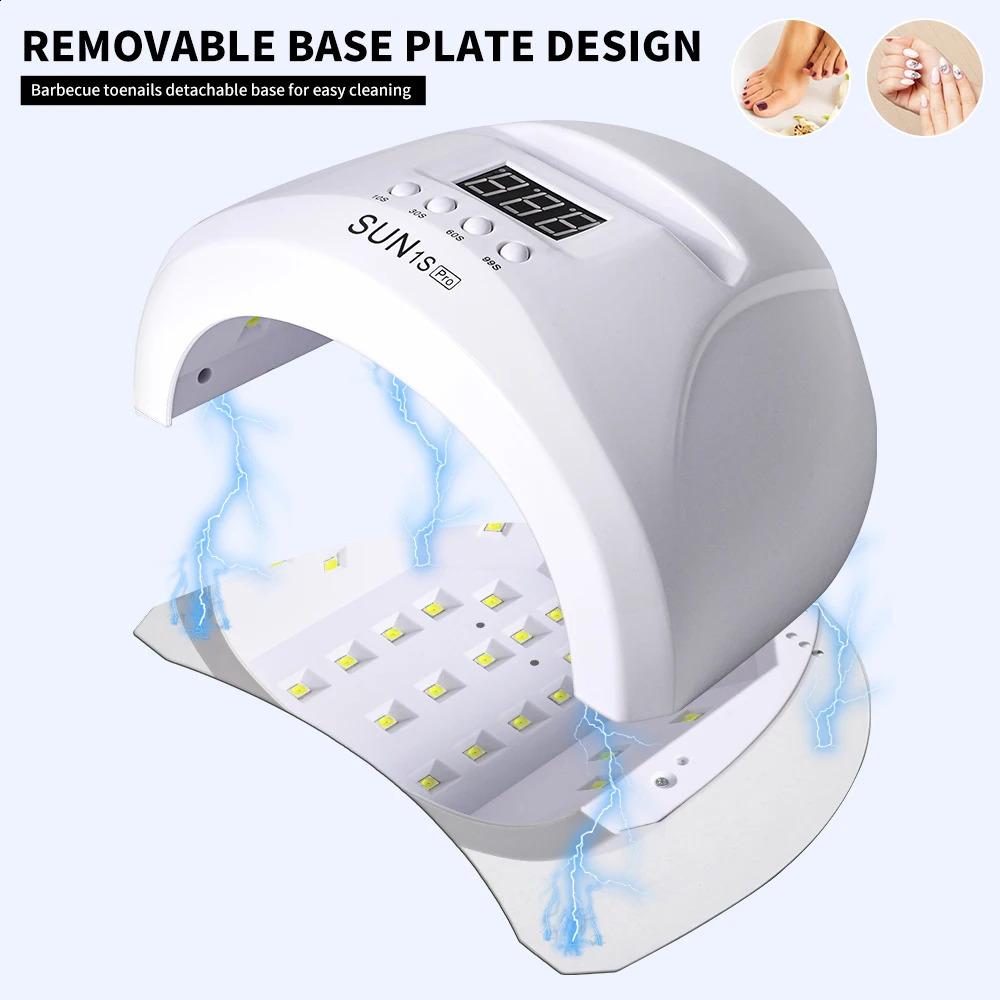SUN 1s Por UV Nail Dryer Gel Polish Drying Lamp 48W LED 30 Beads Uv Led Lamp Nail Potherapy Machine Tool Nail Art Machine 250214