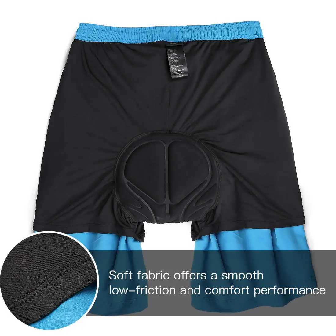Men's Shorts Santic Men Cycling Shorts Downhill Shorts 3D Padded Coolmax Loose Fit Underwear MTB Bicycle Bottoms Riding Fitness z250219
