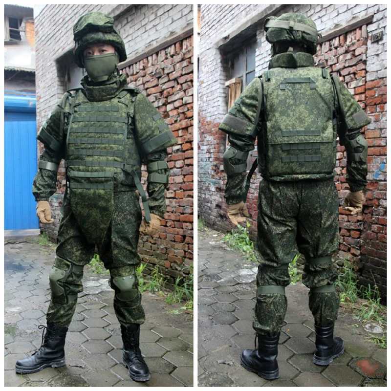 Russia 6B45 Tactical Undershirt Full Protection Wear-Resistant Breathable Vest 6B45 Jungle Digital Green Outdoor MenXJ250219