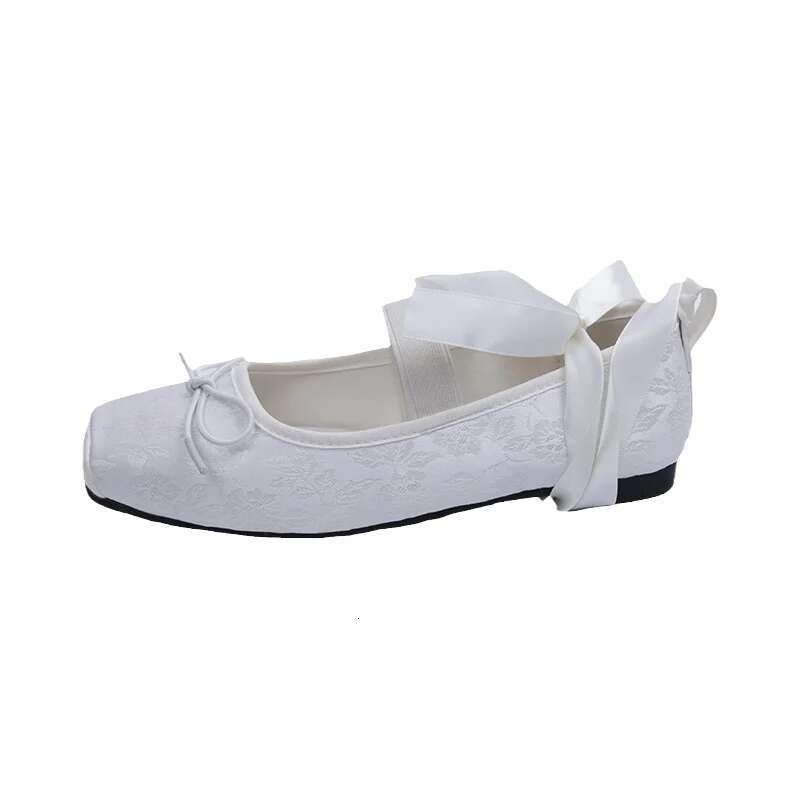 2025 New Women Ballte Fashion Elegant Cross Strap Ladies Outdoor Dress Flats Ballerina Shoes #ddmykukumalu