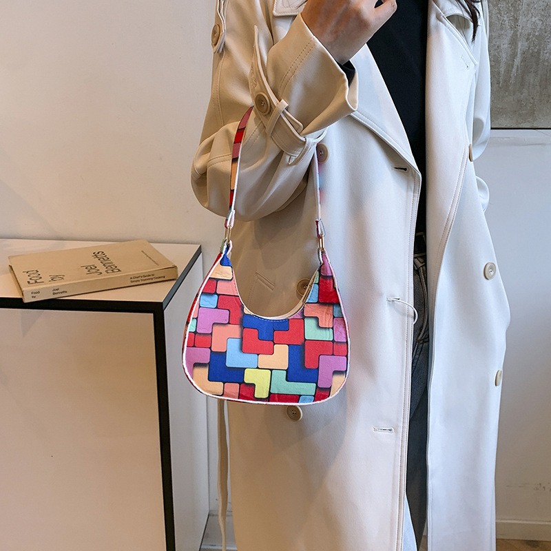 2025 stylish new leopard print women's Korean version armpit personalized versatile hand-held casual shoulder bag #swissmilitary