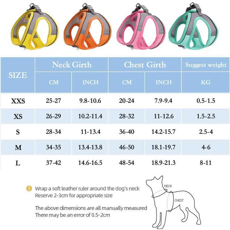 Dog Harness for Small Dogs Adjustable Puppy Cat Harness Vest French Bulldog Chihuahua Pug Pet Outdoor Walking Collar Leash SetXJ250218