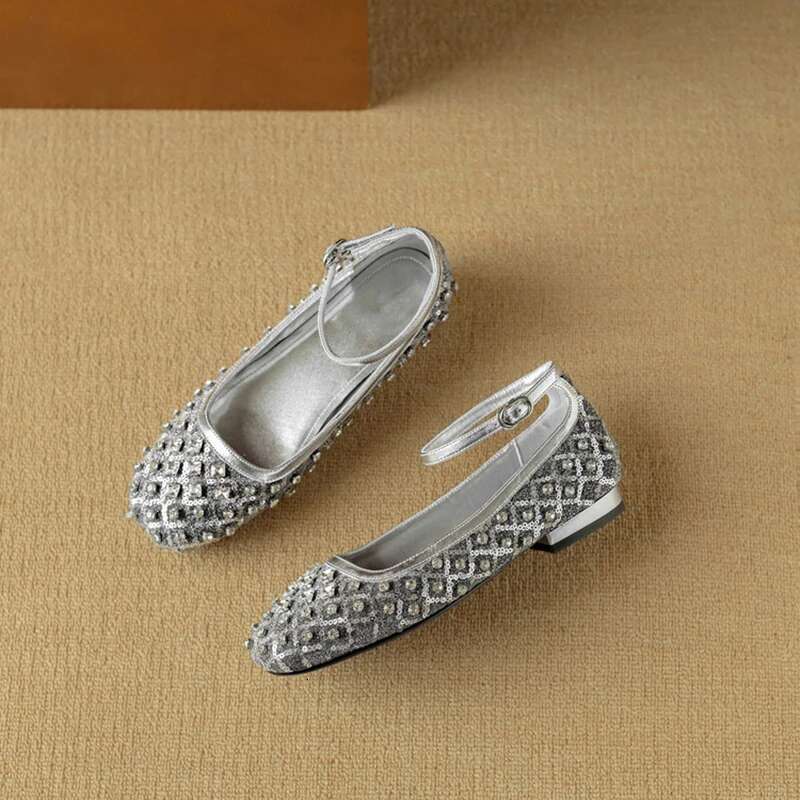 Bgbg crystal women mary janes buckle strap square toe pumps