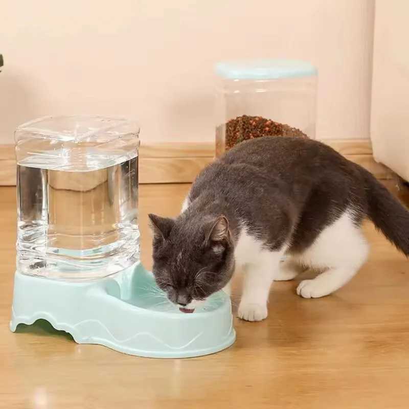 Dog Feeders 3.8L PP material Water Fountain Drink Bowl Automatic Pet Feeder Large Cat Dog Food Dispenser H250218