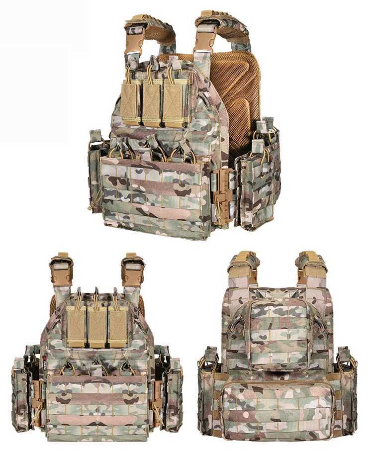 Outdoor Quick Dismantling Tactical Vest Outdoor Equipment 6094 Tactical Vest CS Training EquipmentXJ250219