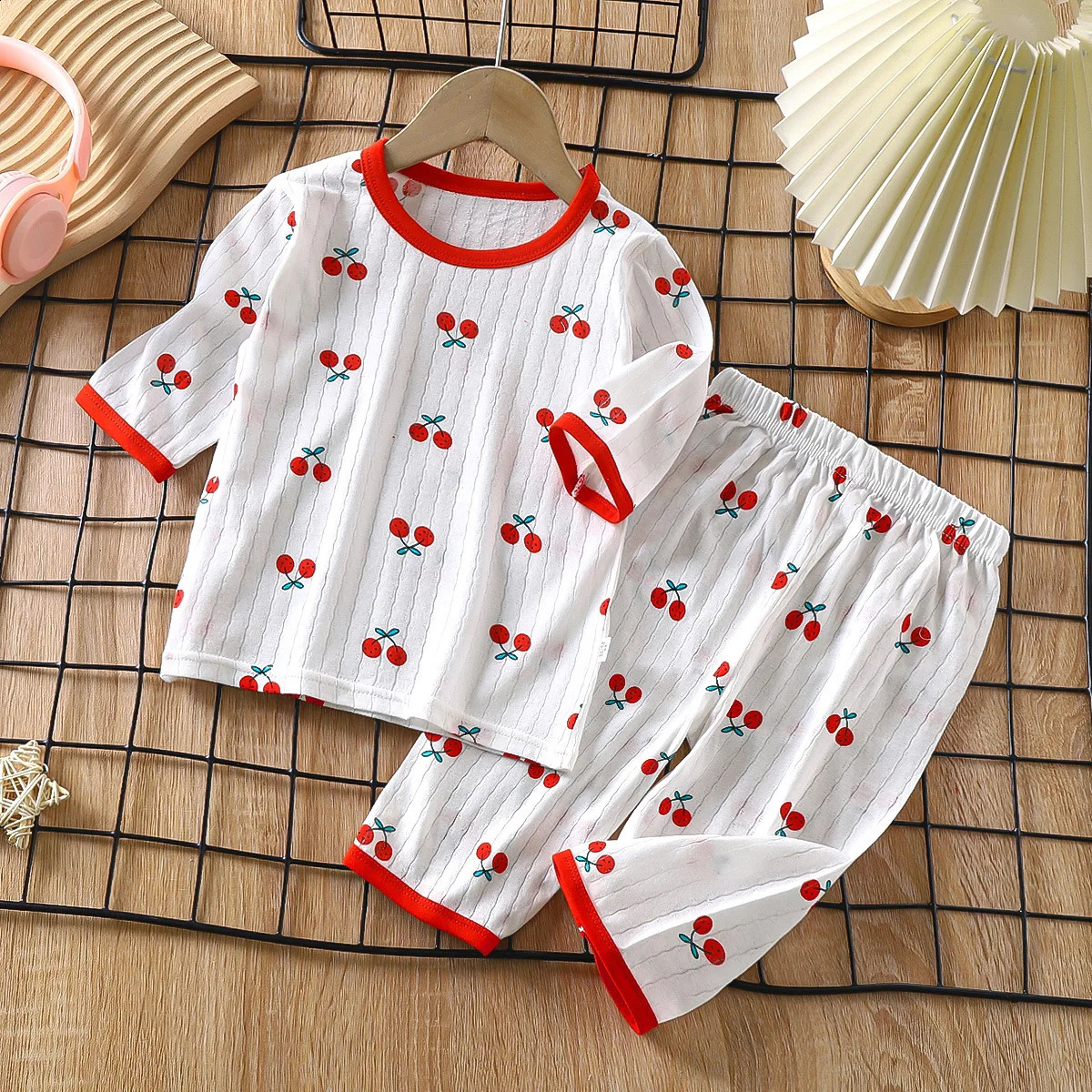 Baby Pajamas Sets Cotton Child Pajamas Toddler Long Sleeve Baby Nightwear Pyjamas Kids Cartoon Homewear Clothes 250218