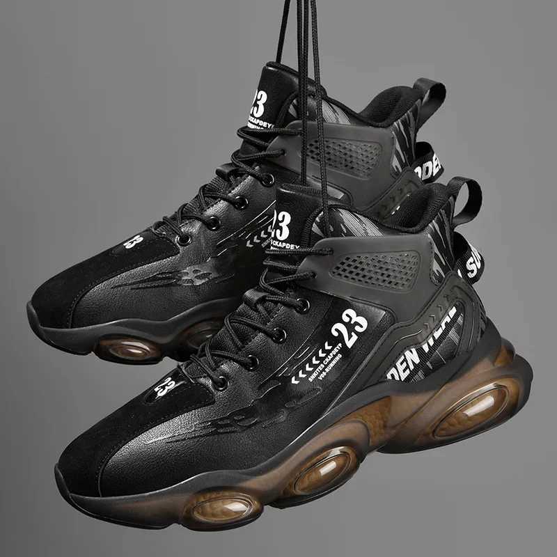 Men Sneakers Running Boots Fashion Outdoor Jogging Sports Shoes Mesh Breathable Cushioning Black Basket Footwear Male Big SizeC250218