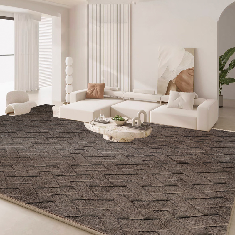 Home Living Room Carpet, Resistant To Dirt and Easy To Maintain, Plush 3D Tactile Carpet, Bedside Resistant To Dirt