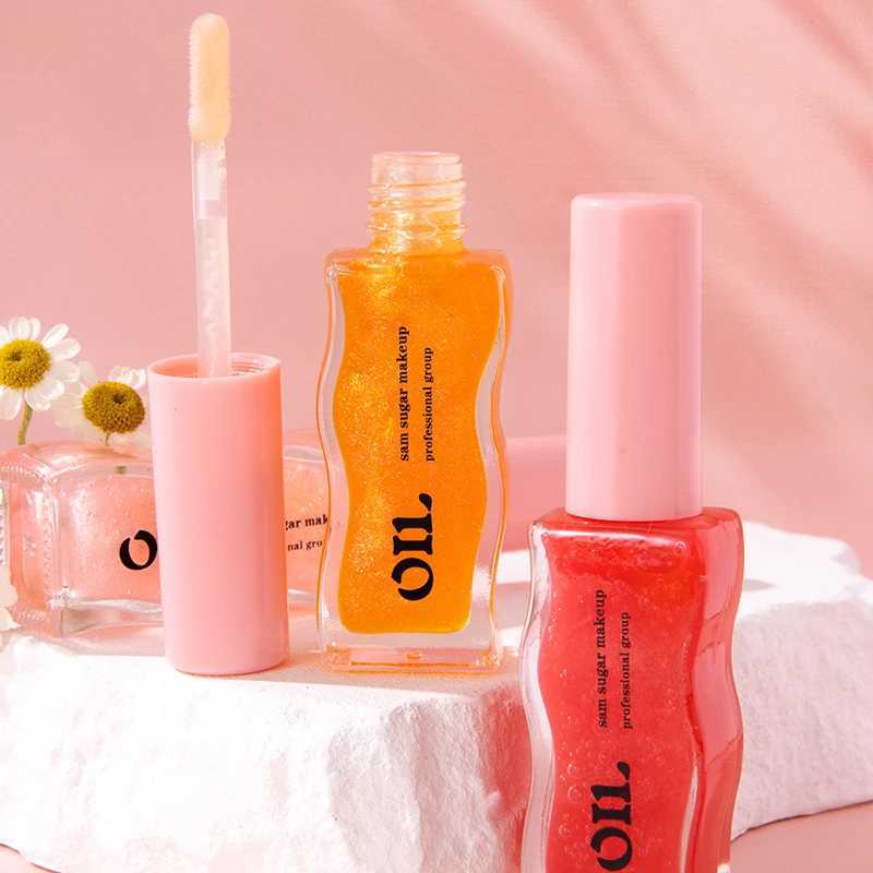 Water Light Honey Lip Oil Long Lasting Moisturizing Fruity Shimmer Jelly Reduce Lip Lines Liquid Lipstick Gloss MakeupW250219