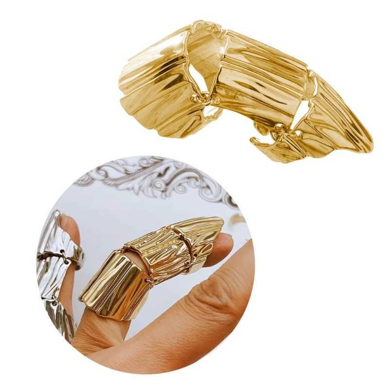 Wide Fold Open Finger Rings Girls Travel Accessories Christmas Anniversary GiftXJ250219