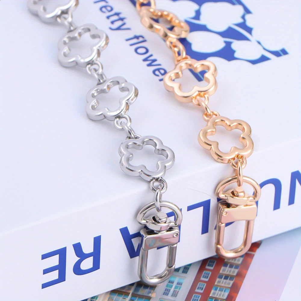 Flower Bag Extender Chain Purse Strap DIY Women Handbag Making Replacement Accessories 250213