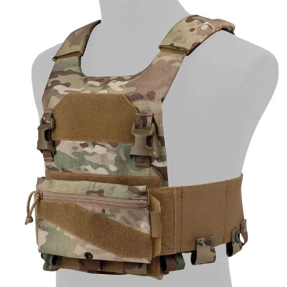Tactical AC-1 Lightweight Vest Military Triple Elastic Magazine Mag Pouch Candy Storage Bag Hunting Vest Plate Carrier SetXJ250219
