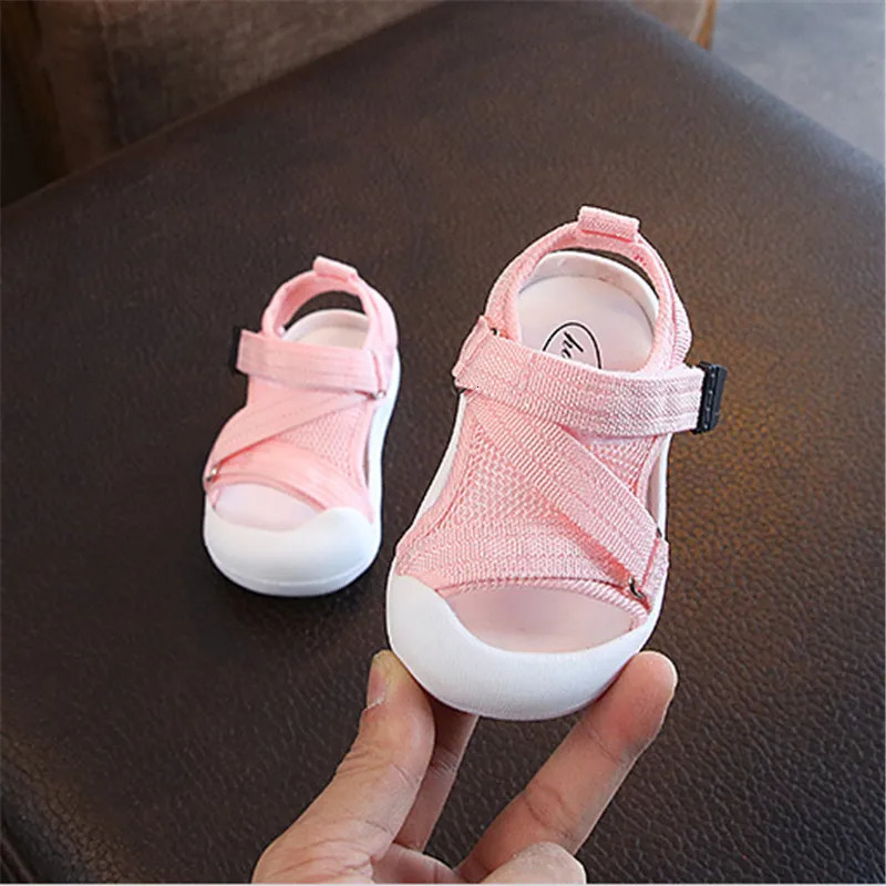 Summer Infant Toddler Shoes Baby Girls Boys Casual Shoes Non-Slip Breathable High Quality Kids Anti-collision Beach Shoes 250219