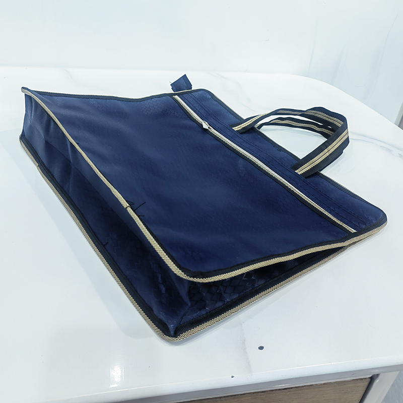 Spot wholesale double-layer Oxford cloth file bag, portable file bag, multifunctional data storage bag