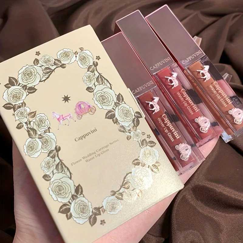 Glossy Mirror Velvet Soft Anime Lip Glaze Long lasting Mouth Red Lip Glaze Moisturizing Easy Coloring Liquid Lip ColorW250219