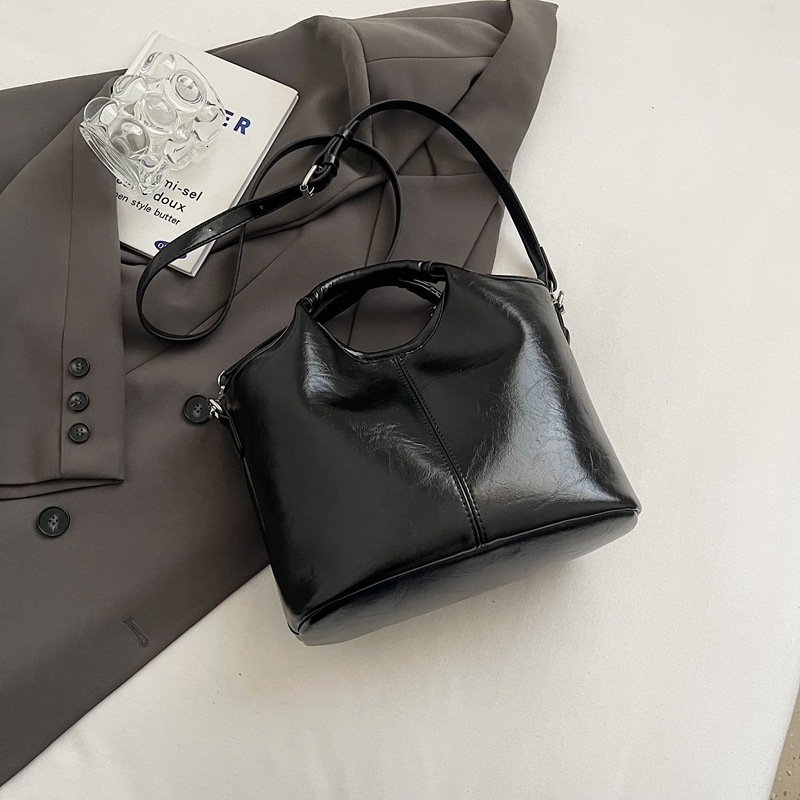 Korean version women's high-end handbag, 2025 spring new item, vegetable basket bag, simple and versatile single shoulder crossbody bag #swissmil