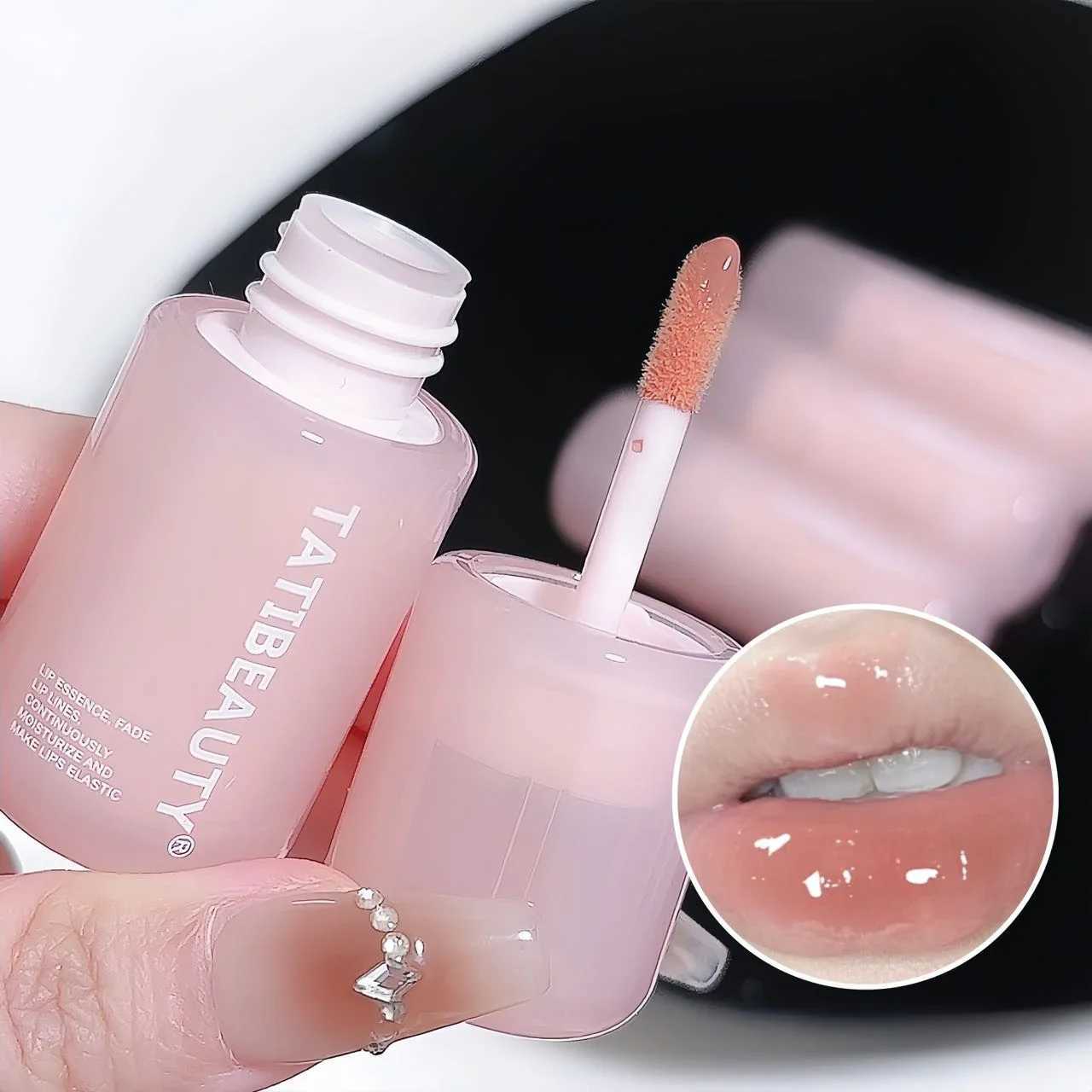 DIKALU Mirror Water Lip Gloss Crystal Jelly Lipstick Hydrating Plumping Moisturizing Colored Lip Tint Lips Care Makeup BeautyW250219