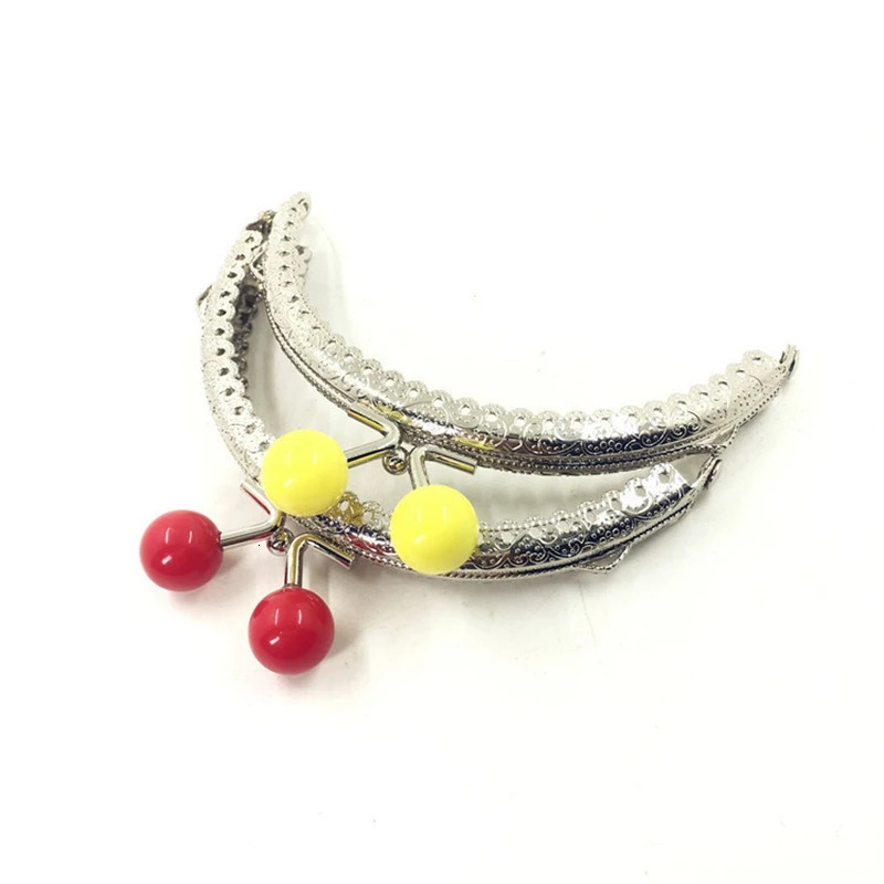 10PCS 10.5CM Candy Head Silver Semicircle Metal Coining Pattern Purse Frame Bag Kiss Clasp DIY Bag Sewing Accessories 250214